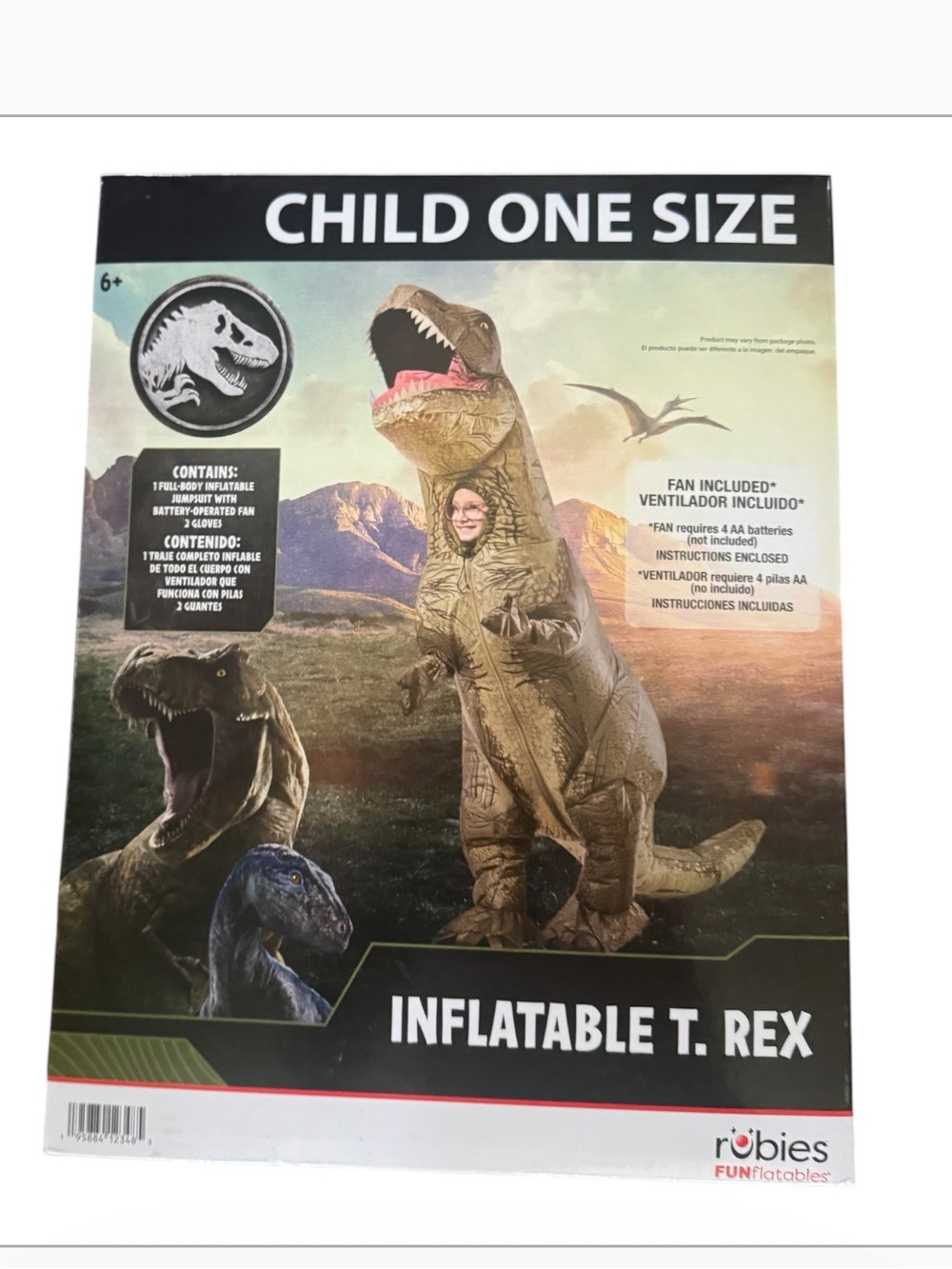 Jurassic World Inflatable T-Rex Halloween costume inflatable one size